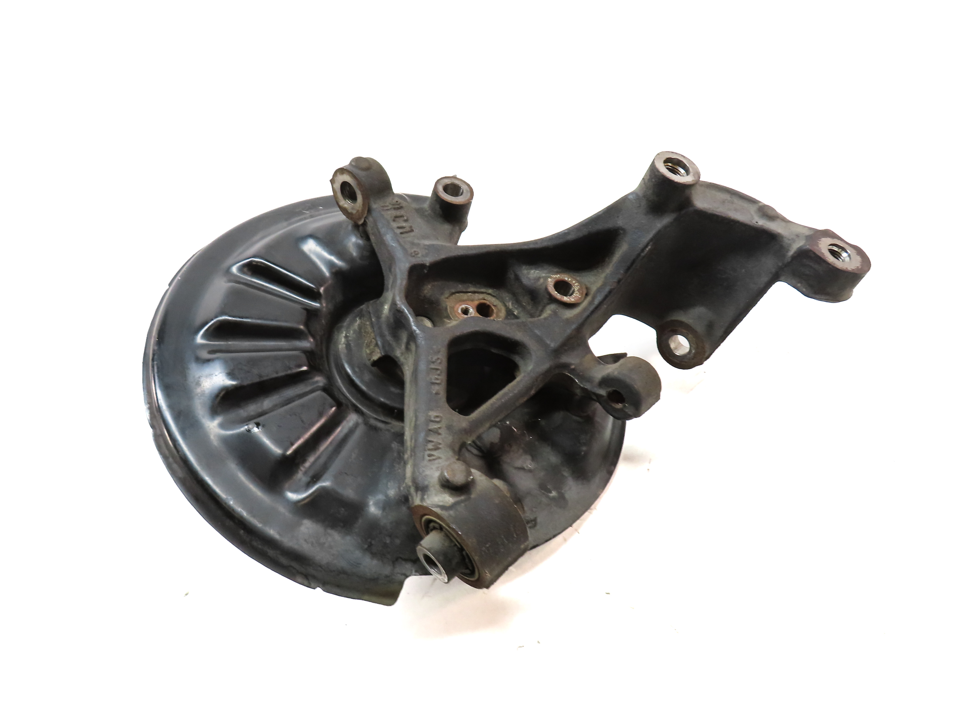 2015-2018 VW GOLF AUDI A3 (8V) 4 LINK LEFT DRIVER REAR SPINDLE KNUCKLE STUB HUB — exact item pictured